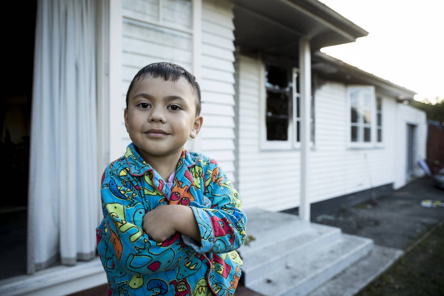 Quick-thinking Tobias Johnson has been hailed a hero by his family. Photo: NZ Herald 
