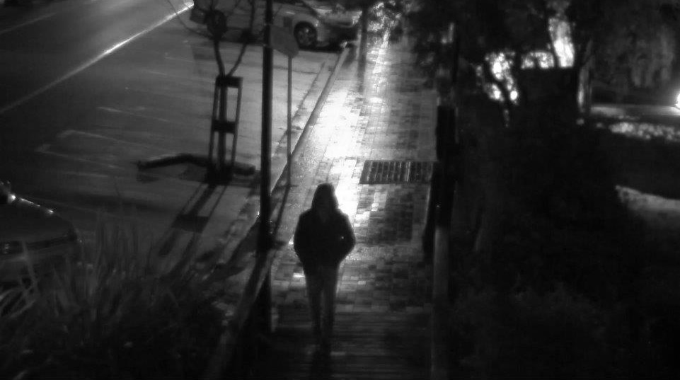 Indecent assault suspect pictured on CCTV in Queenstown on Sunday night. Photo: Supplied
