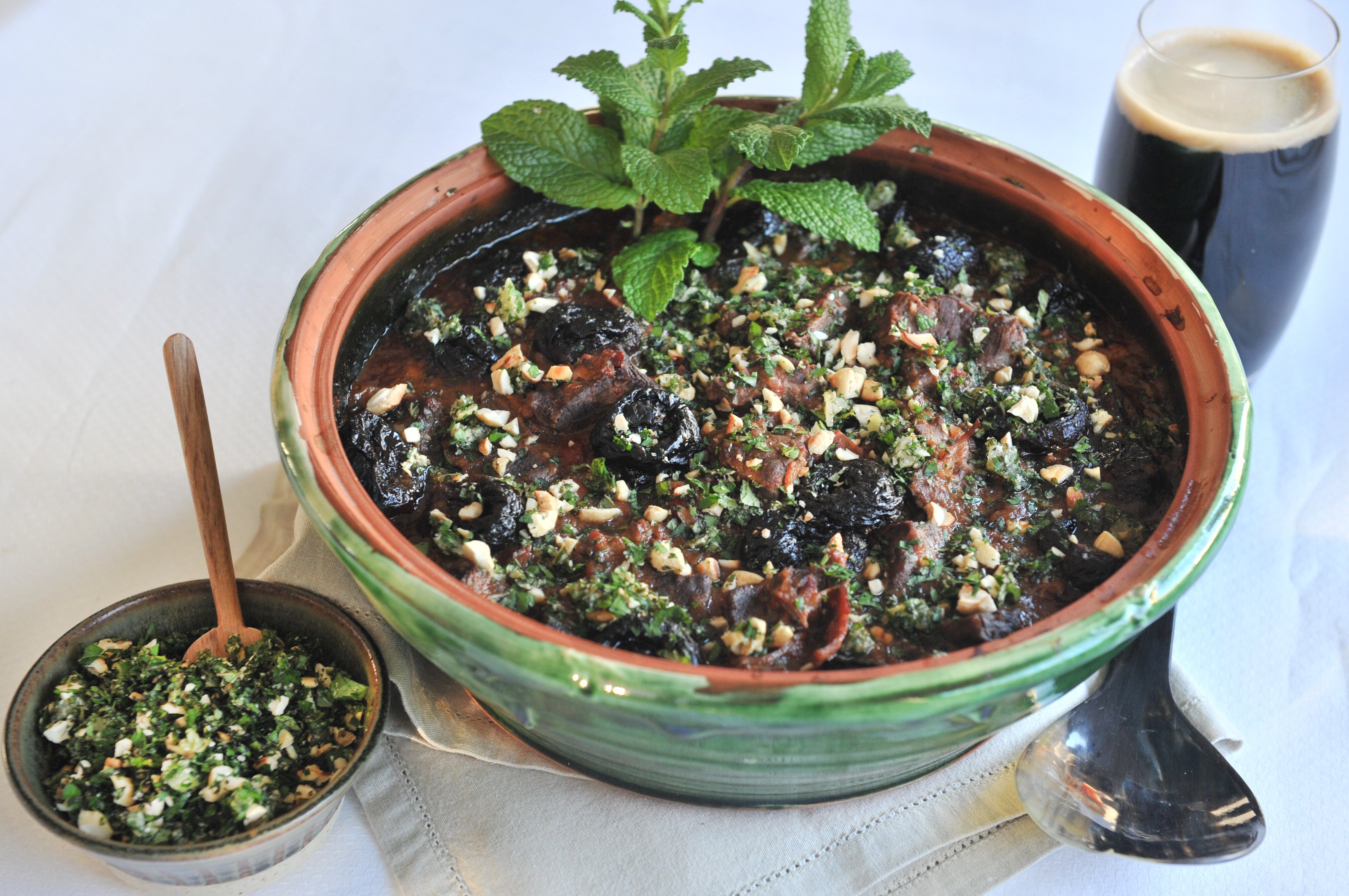 Slow cooked beef in beer with prunes. Photo: Christine O'Connor