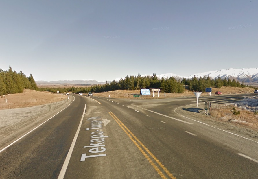 One person died in a multi-vehicle crash at the intersection of State Highways 8 and 80 (Tekapo...