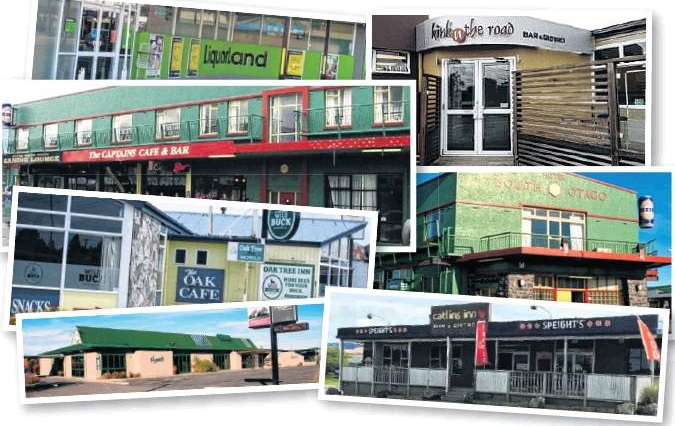 Clutha Licensing Trust businesses (clockwise from top left): Clutha Liquorland, Balclutha; White Horse Inn, Milton; Hotel South Otago, Balclutha; Catlins Inn, Owaka; Rosebank Lodge Hotel, Balclutha; Oak Tree Inn, Clinton; Captain’s Cafe and Bar, Balclutha