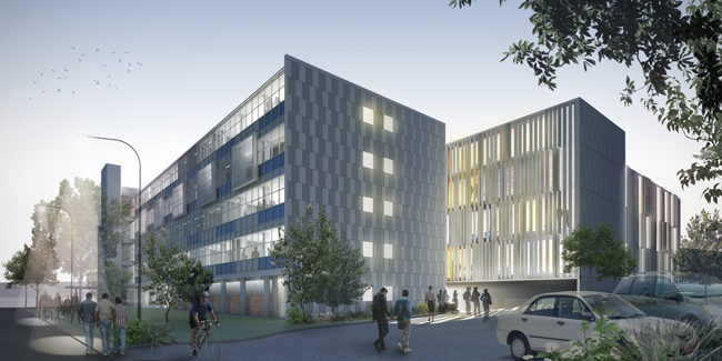 An artist's impression of what the University of Otago's new dental school in Dunedin will look...