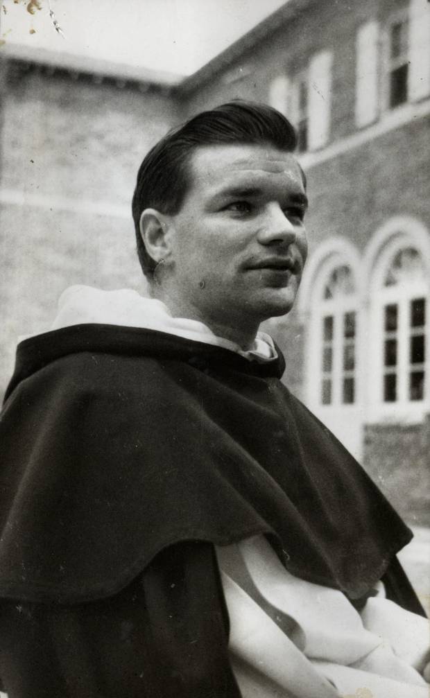 Father Shirres at St Patrick's College, Silverstream, in Upper Hutt in 1954. Photo: Supplied/NZME