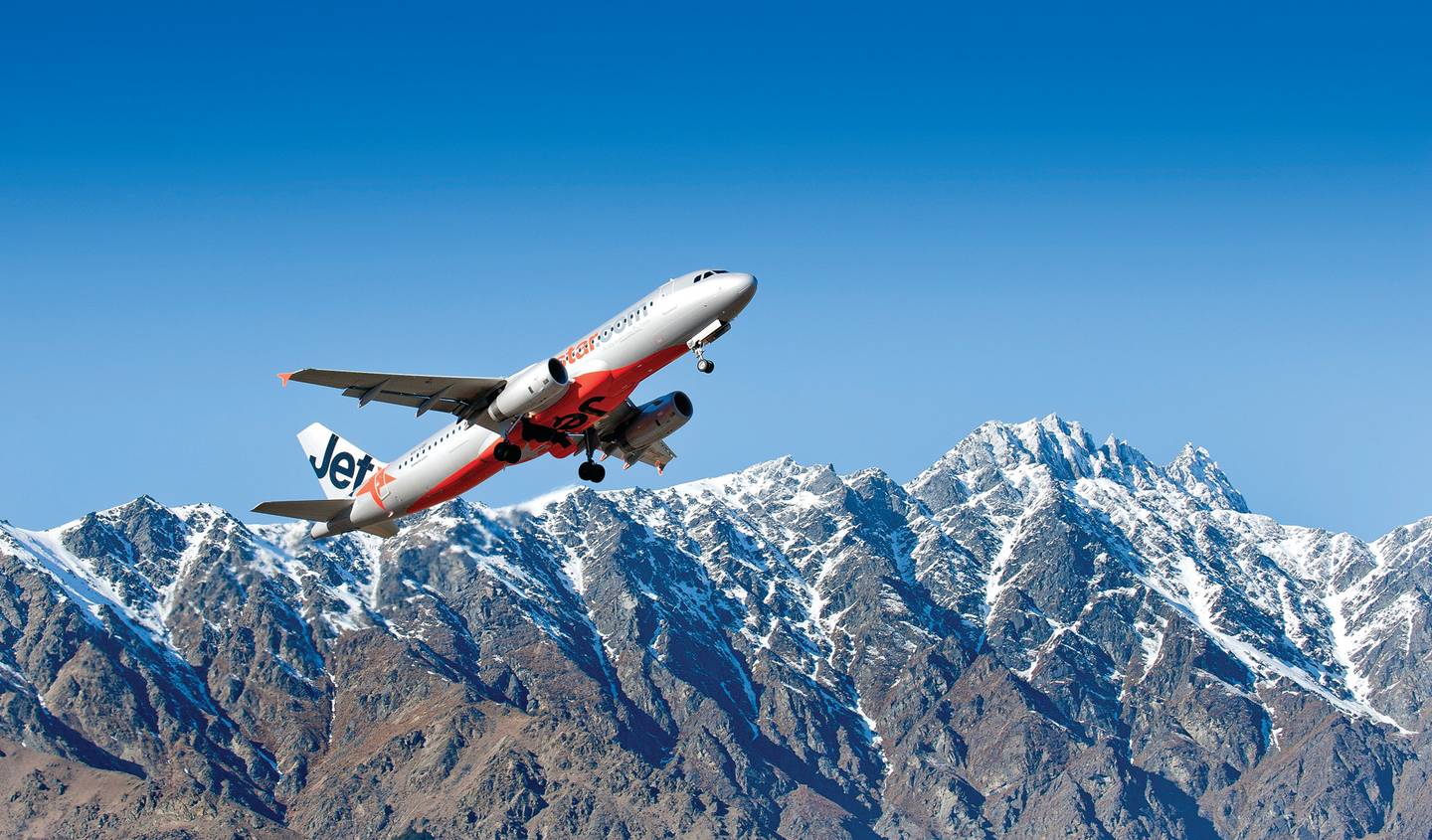 A Jetstar plane takes off out of Queenstown. Photo: Supplied