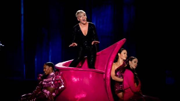 Pink has created a funhouse in Auckland and if you can go, you 100% should. Photo:NZME