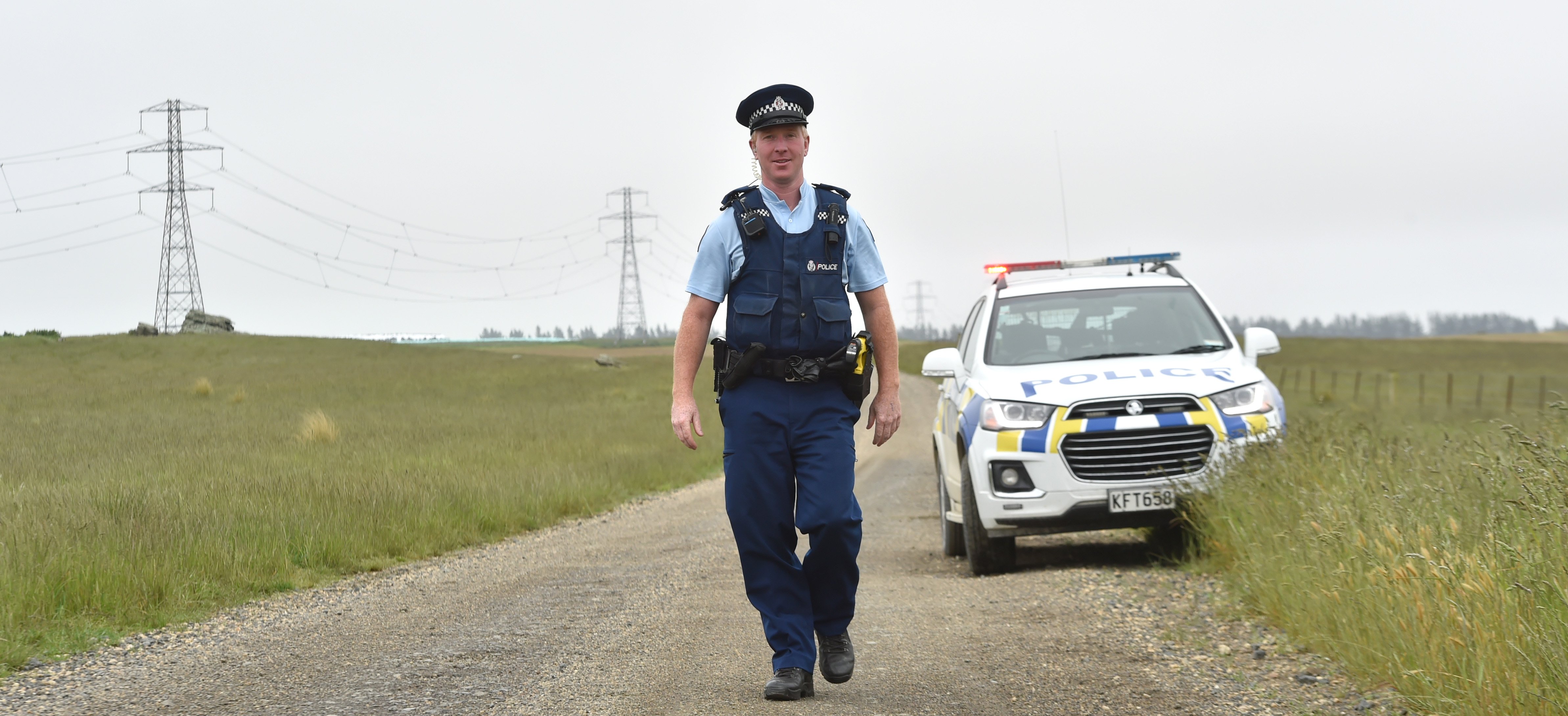 On his way to clamp down on poor driver behaviour and unregistered or unwarranted vehicles on Old...