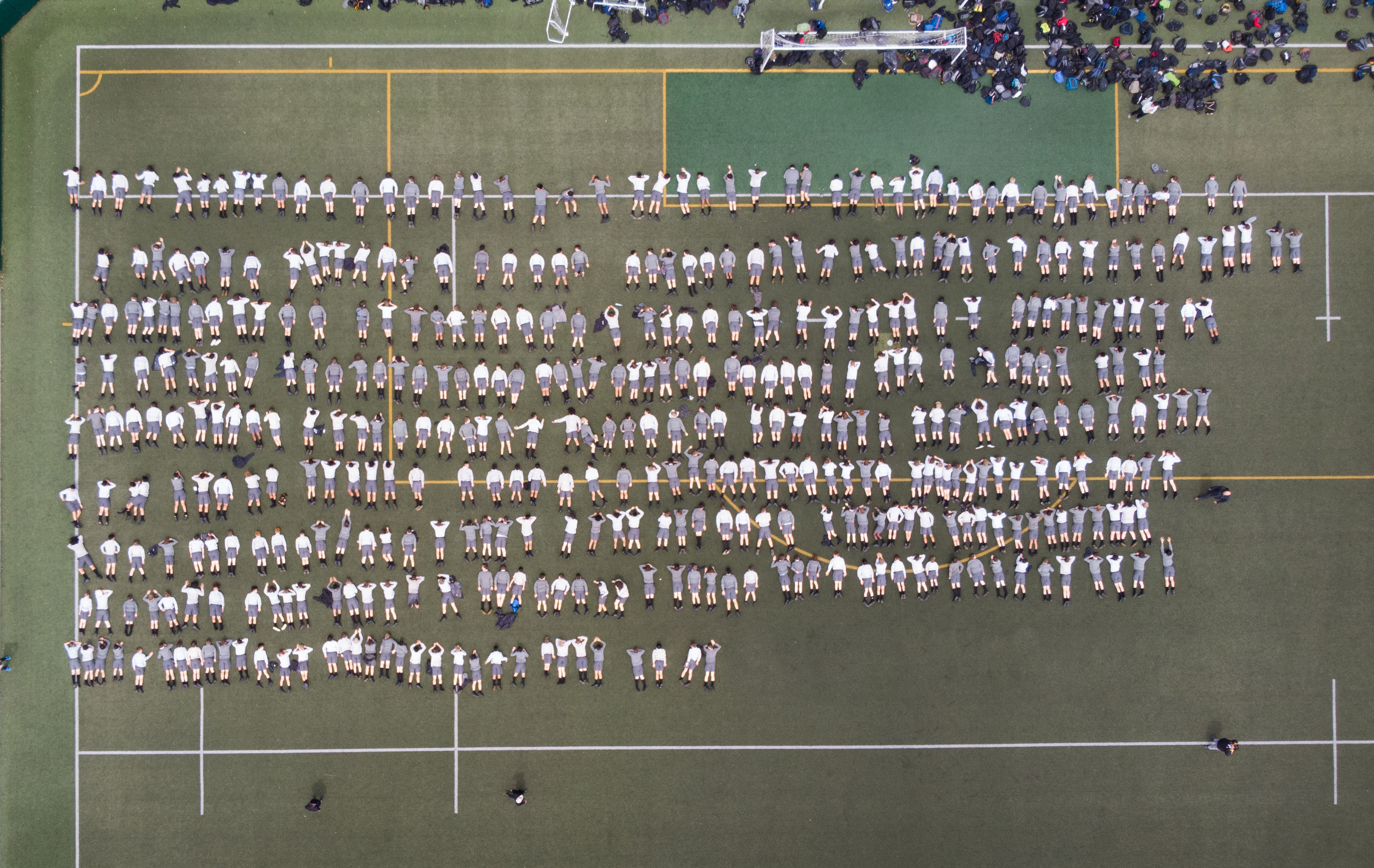 Four hundred and forty Year 9 and 10 students at Wellington College illustrate the human toll of...