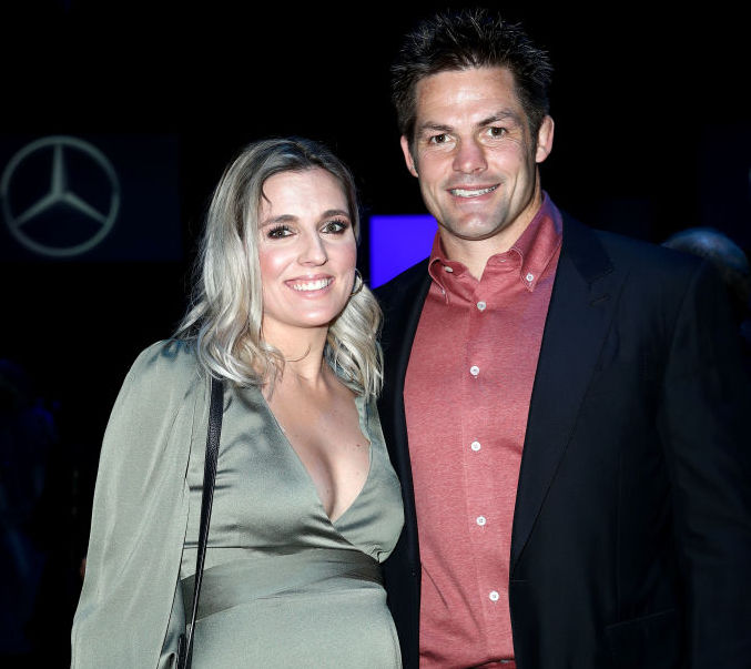 Richie and Gemma McCaw attend a show during New Zealand Fashion Week in Auckland in August. Photo...