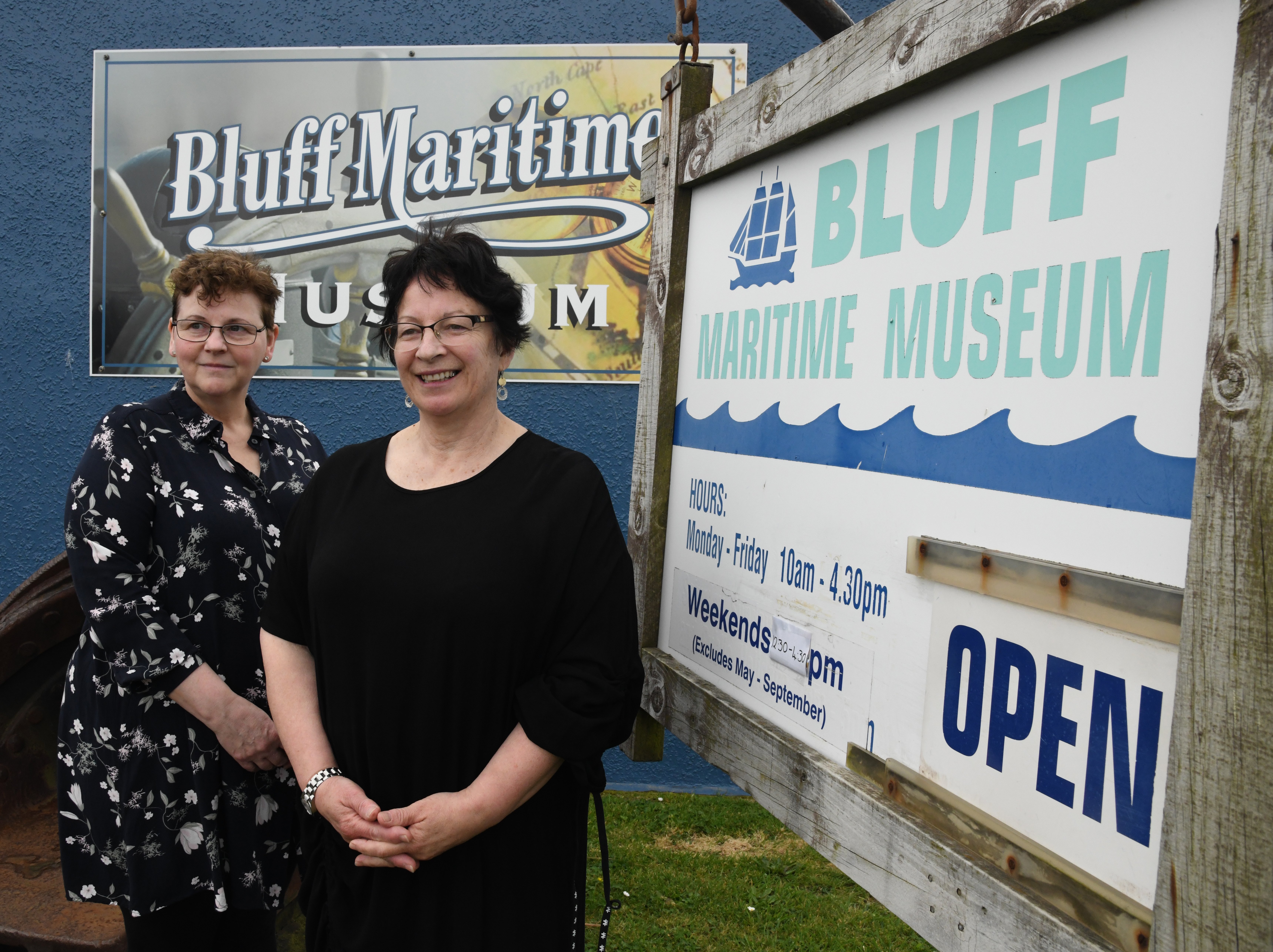 Museum assistant Gail Bungard (left) and curator Trish Birch. Photos: Craig Baxter