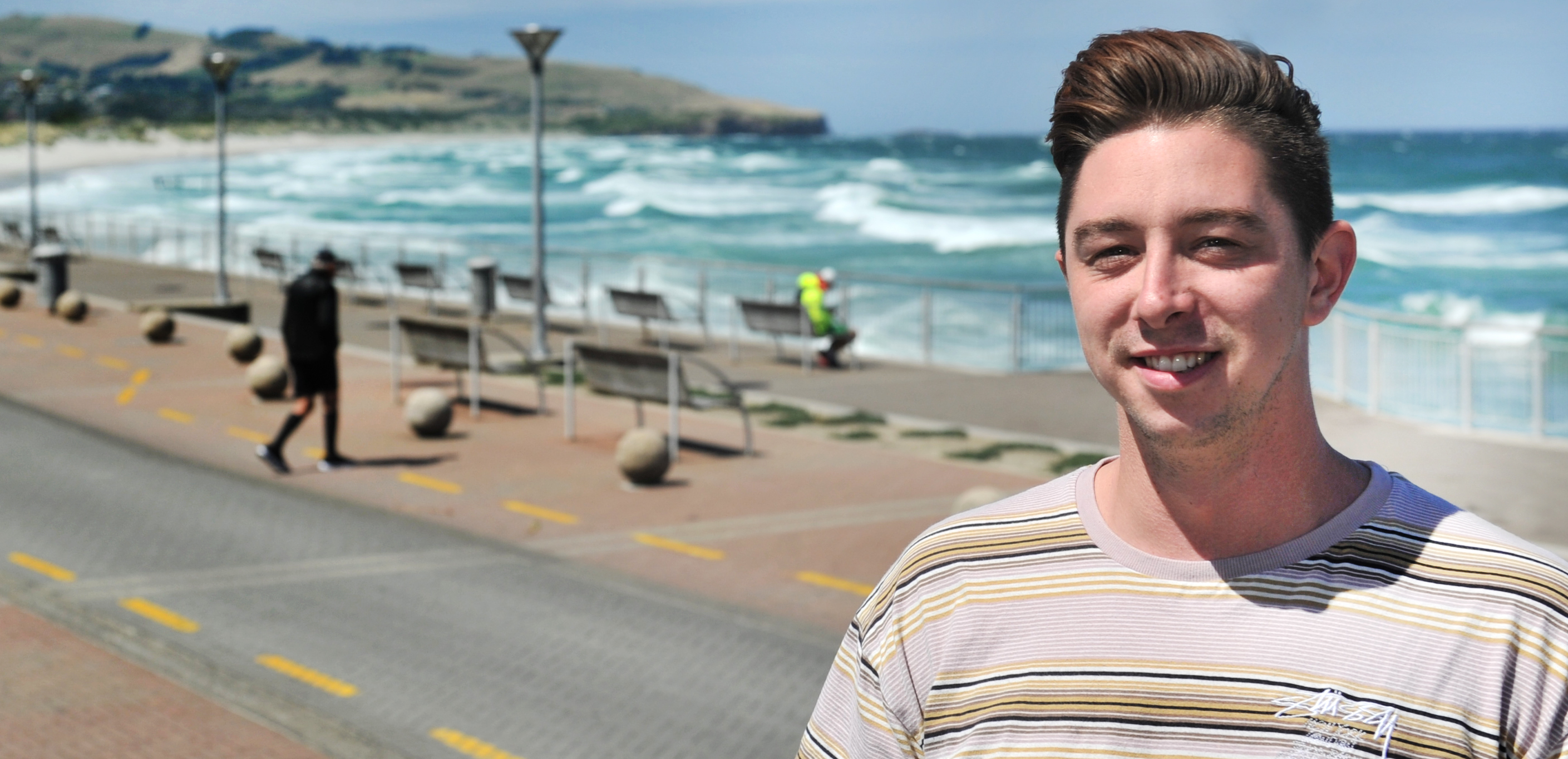 Zaibatsu Hair Art manager Cody McIlroy says pedestrianisation of the Esplanade in St Clair could...