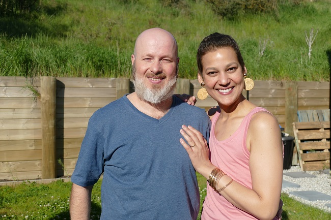 Juliana Costa and her husband, Armindo Machado Junior.