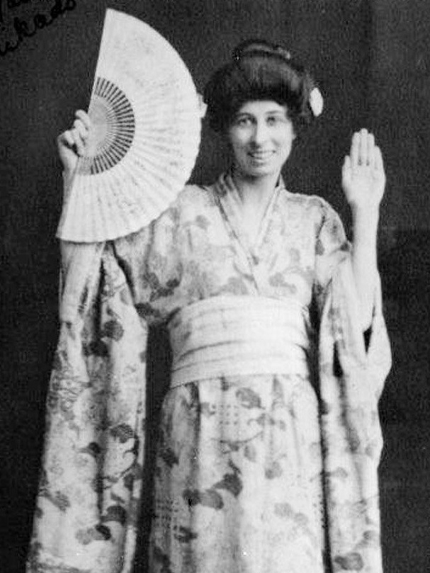 Saul’s great-grandmother Nellie in costume for her role in The Mikado. Photo: Supplied