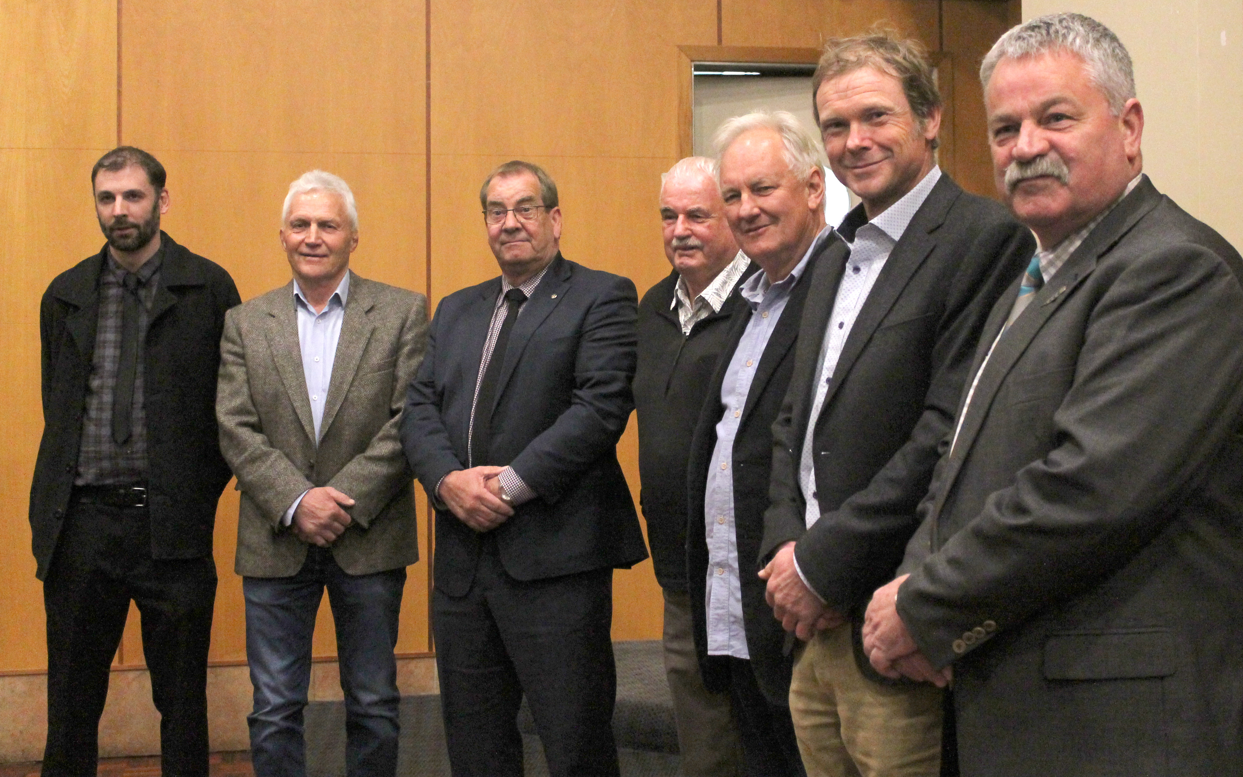 Southland District Council and mayoral candidates (from left) Rob Scott, John Douglas, Ebel...