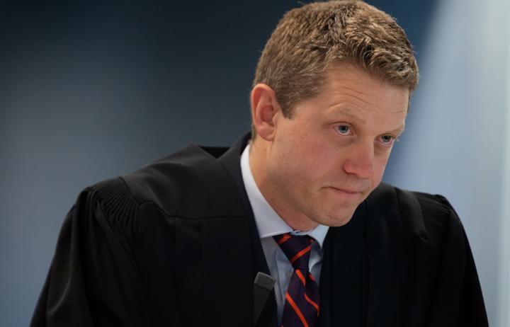 The accused man's lead defence lawyer, Ian Brookie, in the Grace Millane trial. Photo: RNZ 