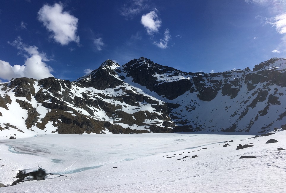 The recovery operation is taking place around Lake Alta, in the Remarkables. Photo: Guy Williams