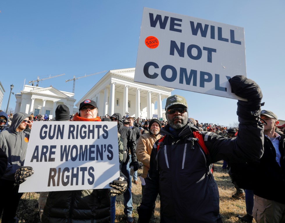 Thousands Of Armed Gun Rights Activists At Virginia Rally Otago Daily Times Online News