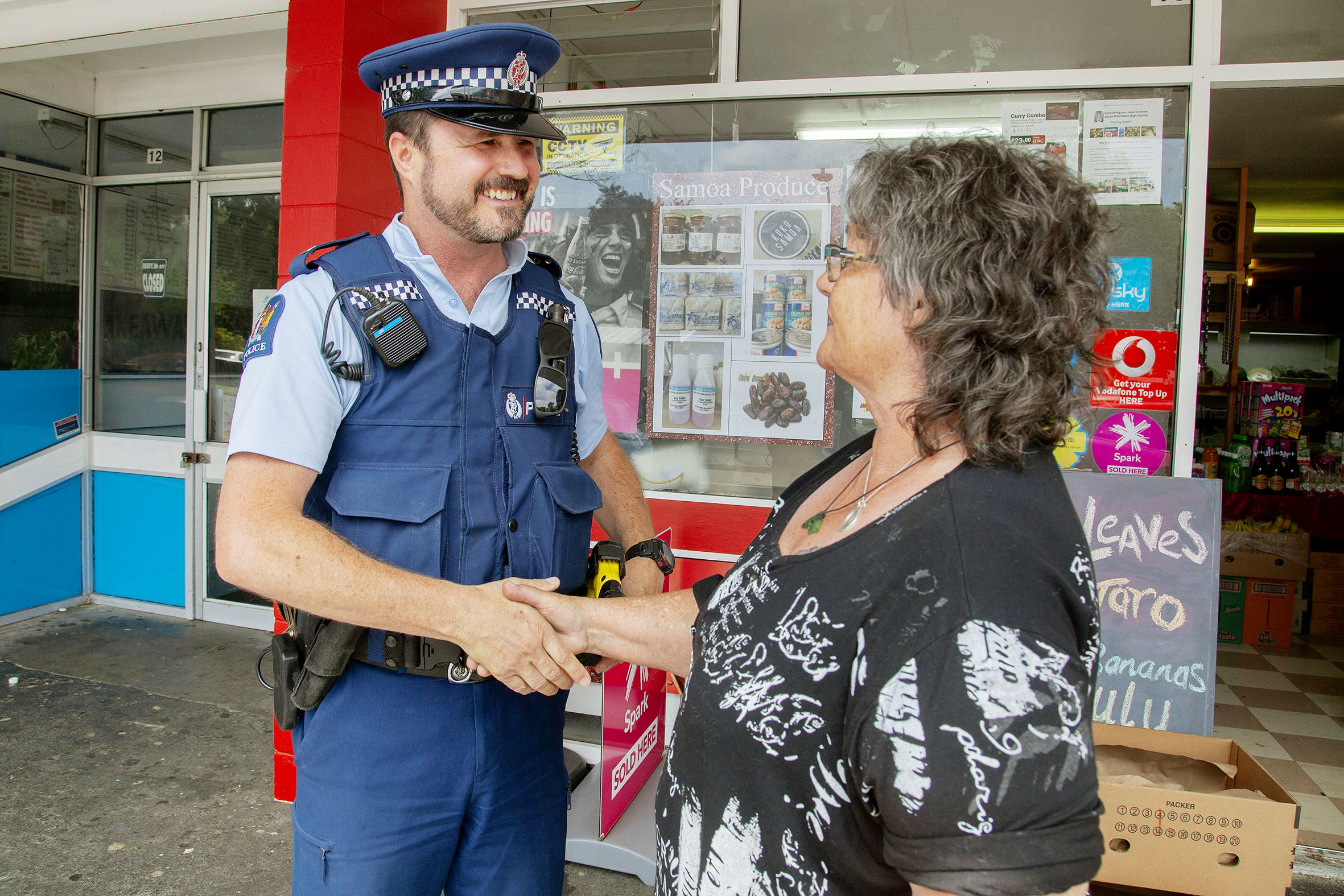 Constable Rick Groen, one of five police officers patrolling Hoon Hay and Rowley more often,...