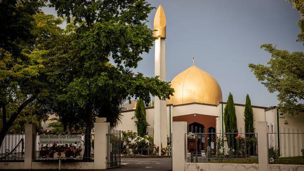 Al Noor Mosque on Deans Ave, where the alleged gunman walked in and opened fire on March 15....