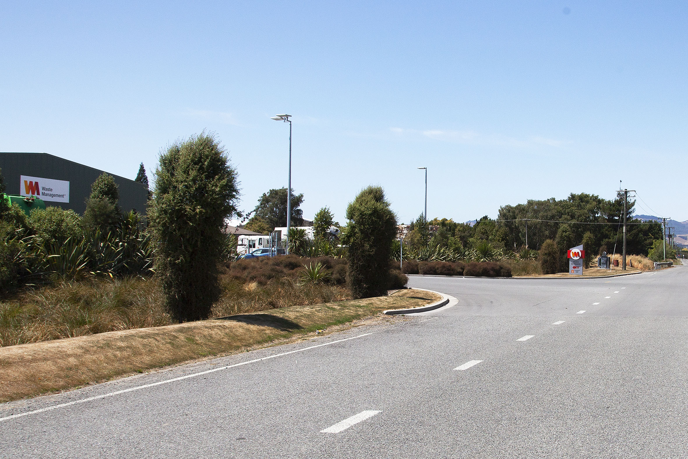 The Waste Management Ltd site on Marshs Rd. Photo: Geoff Sloan