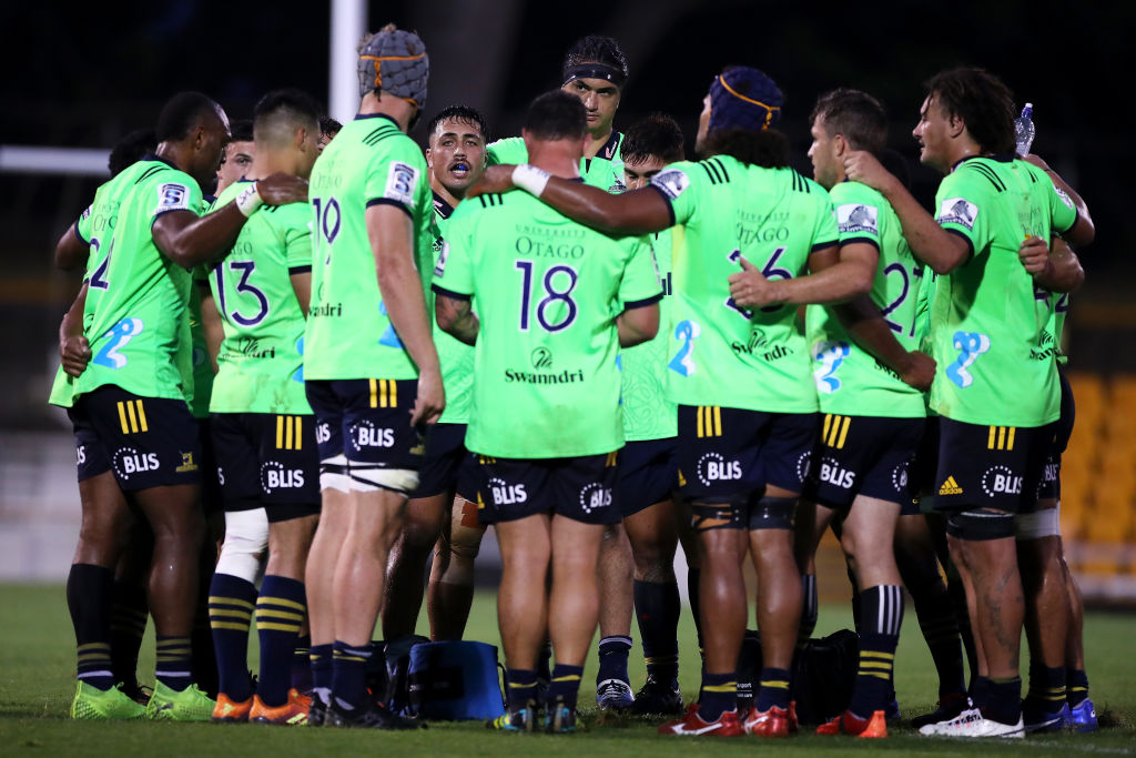 The Highlanders have kicked the fluoro green away strip into touch. Photo: Getty