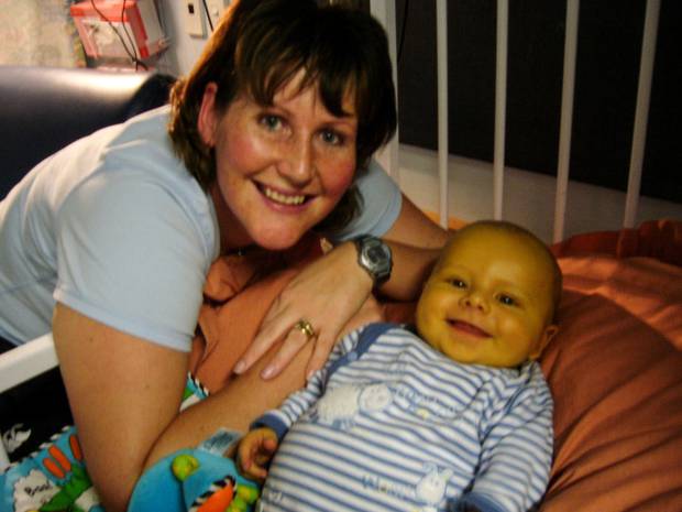 When he was young, Hamish Crossan was unnaturally yellow. But his mother Tracy Crossan gave him...