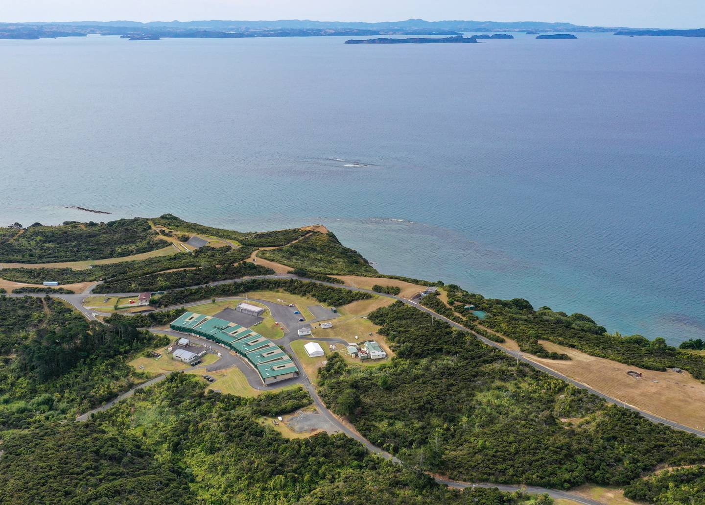 The quarantine site for returnees from China after the coronavirus outbreak, at the Tamaki...