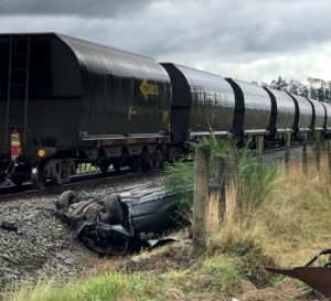 The scene of the crash in 2019. Photo: Greymouth Star 