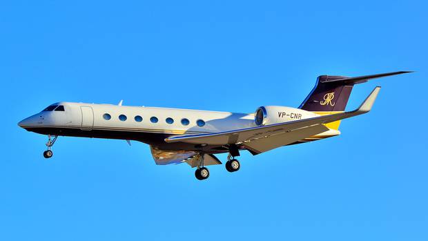 This Gulfstream G650, owned by Saudi Billionaire Nasser al-Rashid, last night landed in...