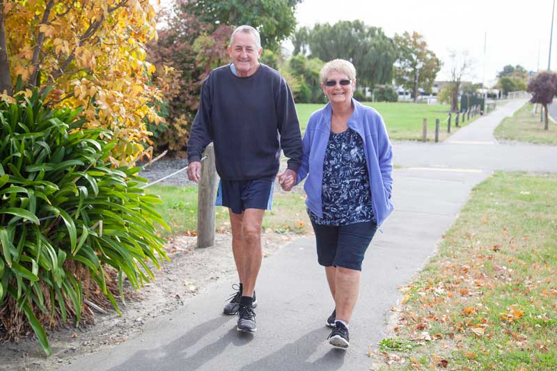 Enjoying a walk on Avondale Rd, Avondale.