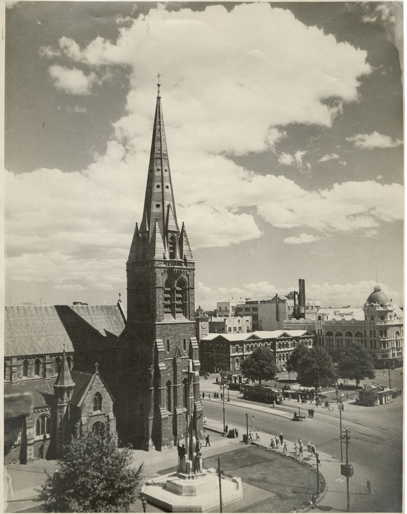 Christ Church Cathedral in the 1950s.