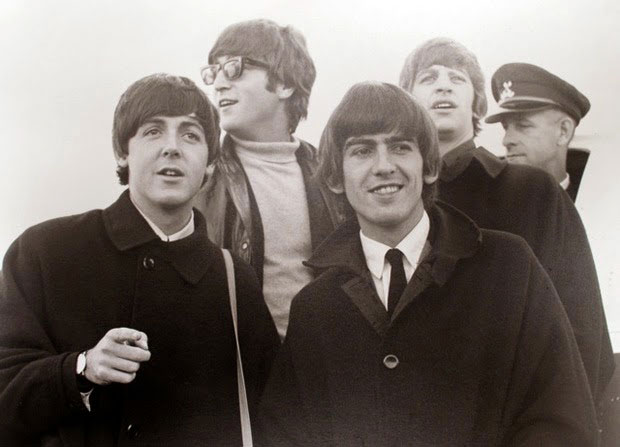 The Beatles in Christchurch in 1964.