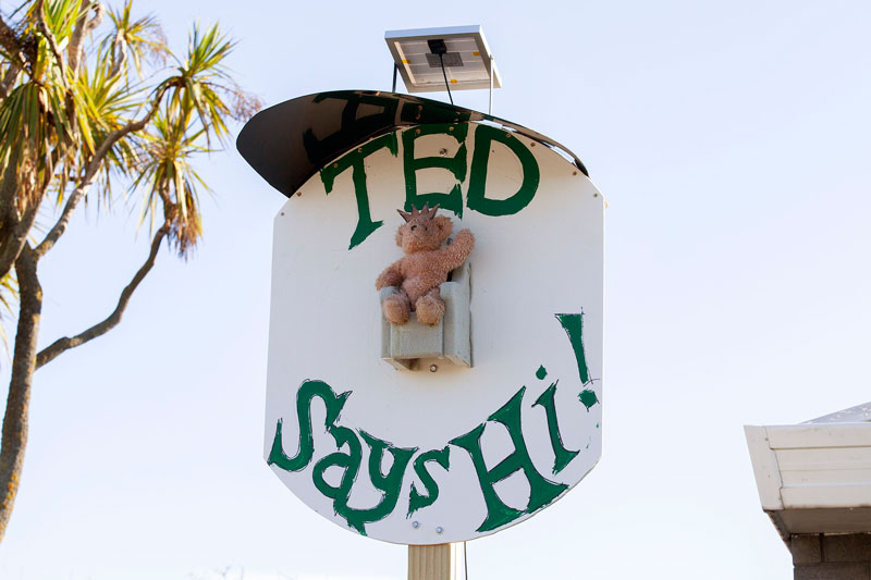 'King Ted' on Bridge St, South New Brighton.