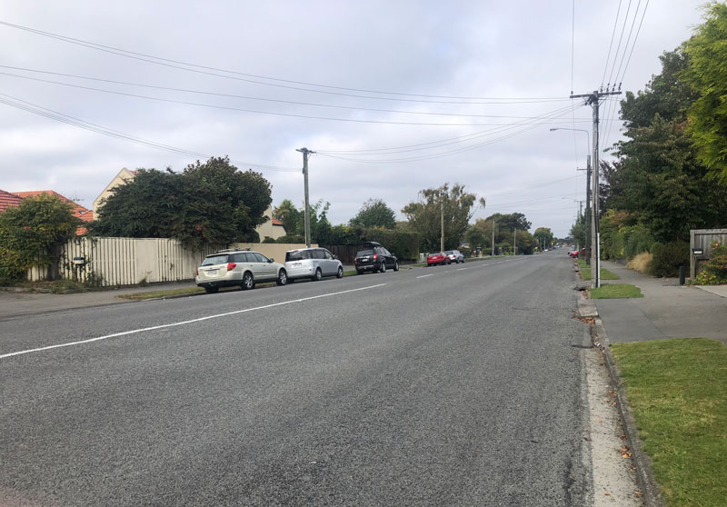 Not a soul in sight - Avonhead Rd, Avonhead.