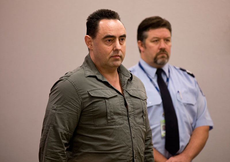 Phillip Musson being sentenced at the Auckland District Court on a raft of drugs charges in 2014....