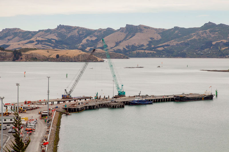 UNCERTAINTY: Lyttelton Port Company's cruise ship berth may not be able to take on passenger...