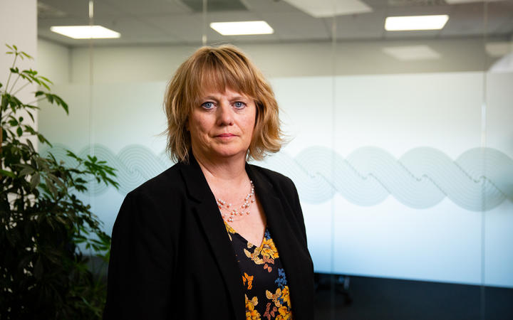  Pharmac chief executive Sarah Fitt. Photo: RNZ / LUKE MCPAKE 