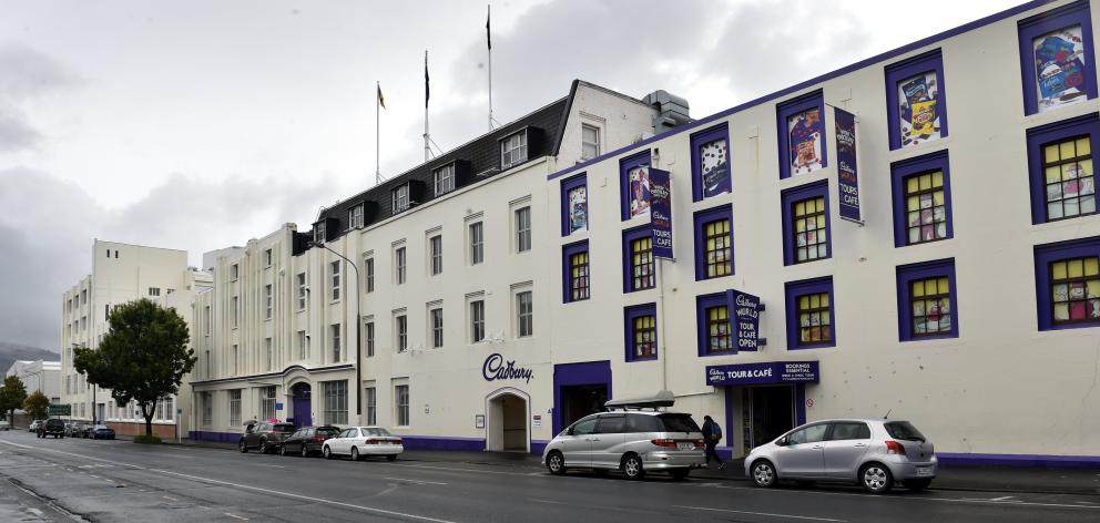 The Cadbury building on Cumberland St. Photo: ODT