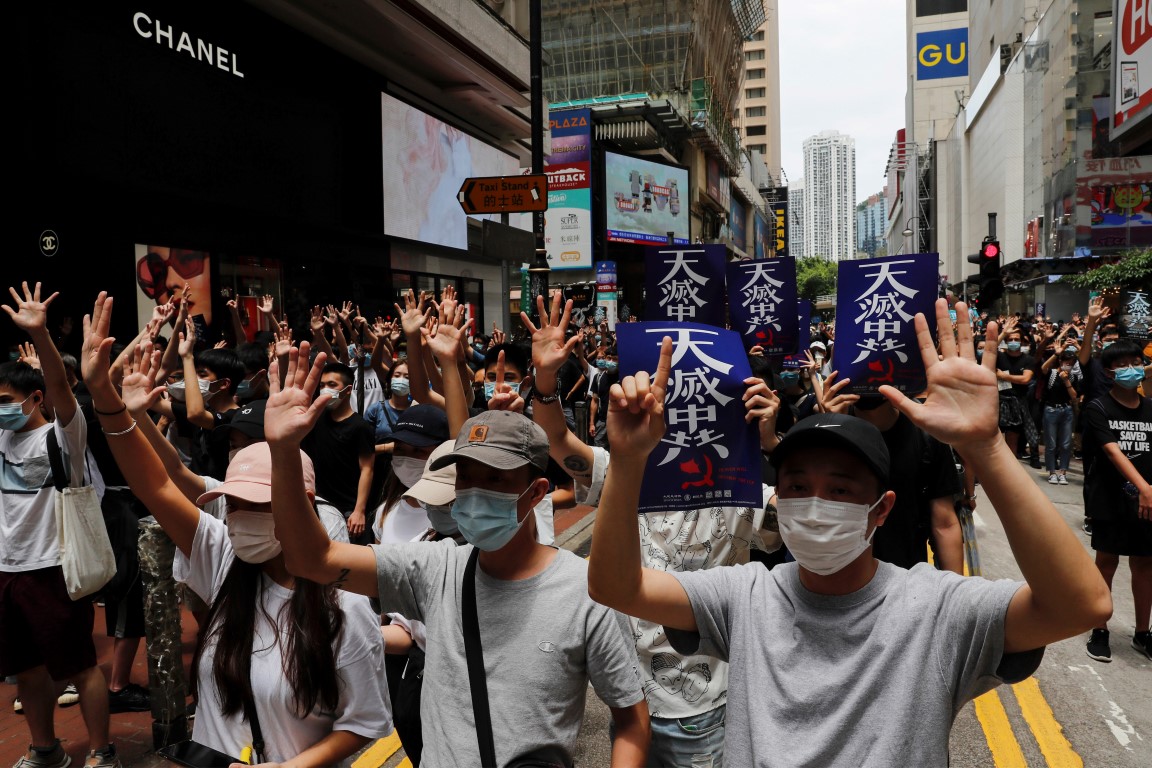 There have been ongoing protests in Hong Kong over Beijing's plans to impose national security...