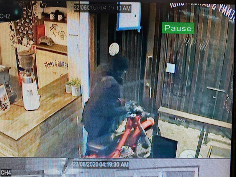 BREAK-IN: Benny's Barber Shop in Sydenham was burgled early on Monday morning and its owner has...