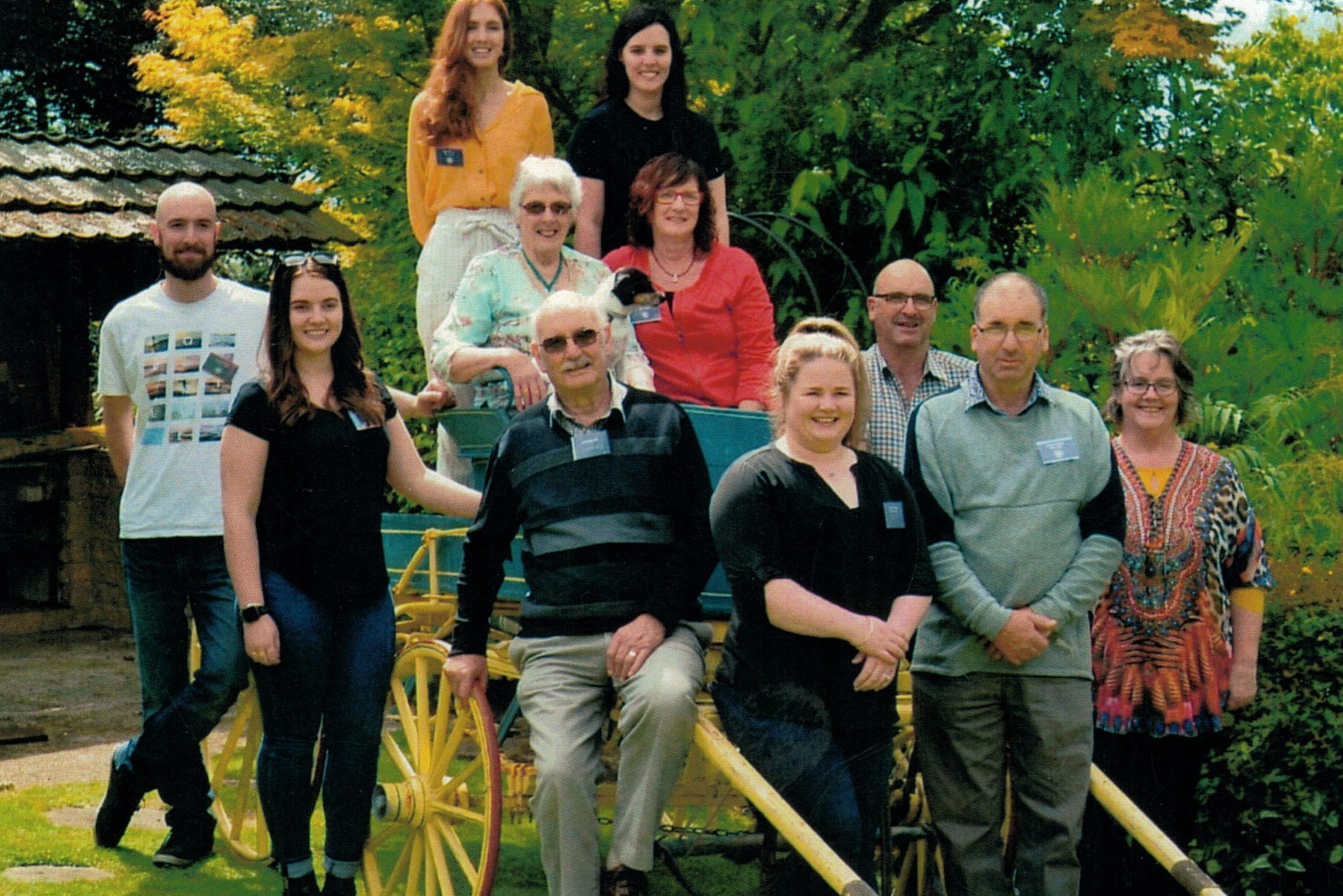 Members of the Mackie family. From left: Logan Mackie, Coralea Donaldson, Bethany Versey, Ailsa and David Mackie, Michaela Donaldson, Jane Mackie, Grace Mackie, Brent Mackie, Copland Mackie, and Joanne Mackie. PHOTOS: MACKIE FAMILY/SUPPLIED