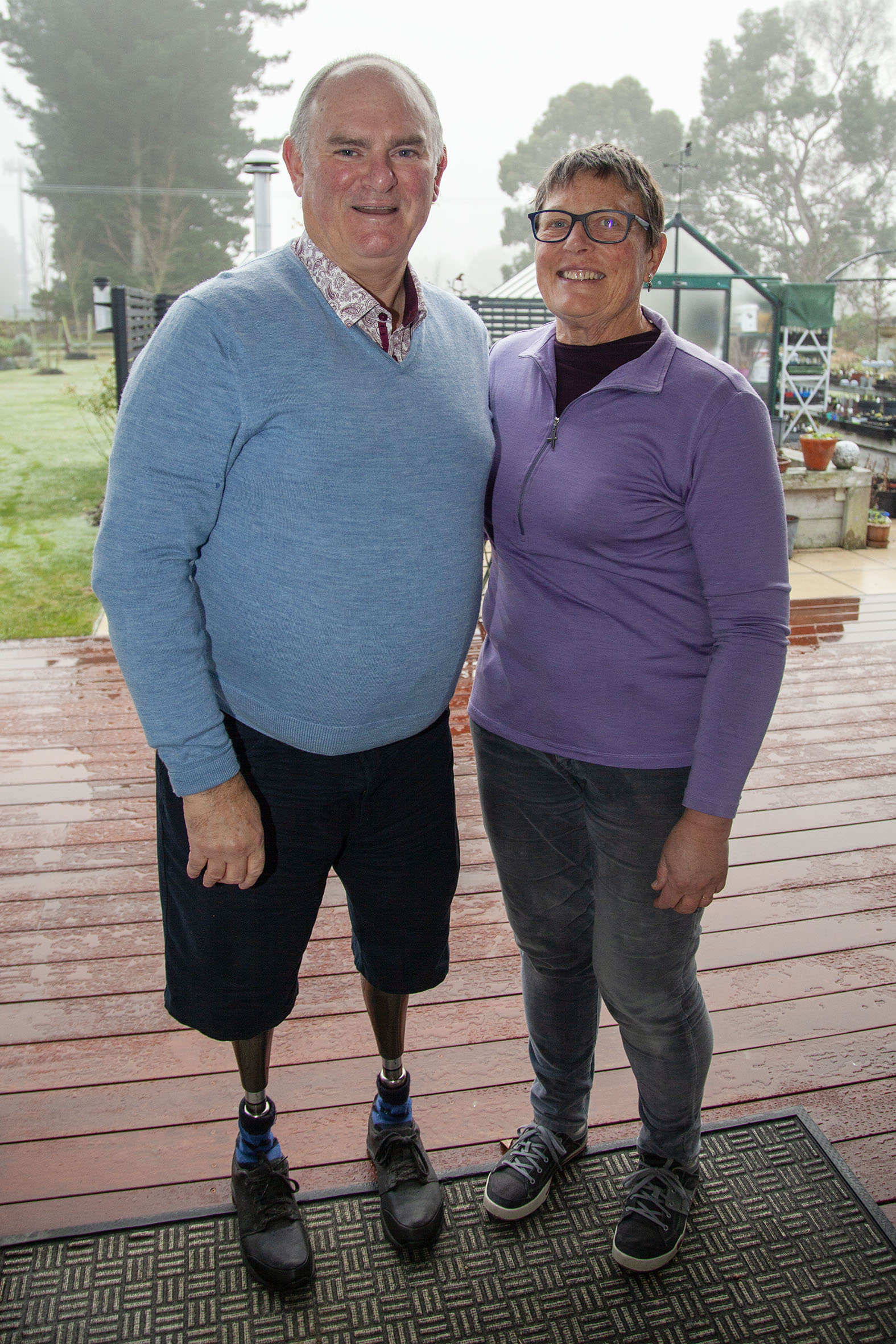 Brian and Helen Coker. Photo: Geoff Sloan