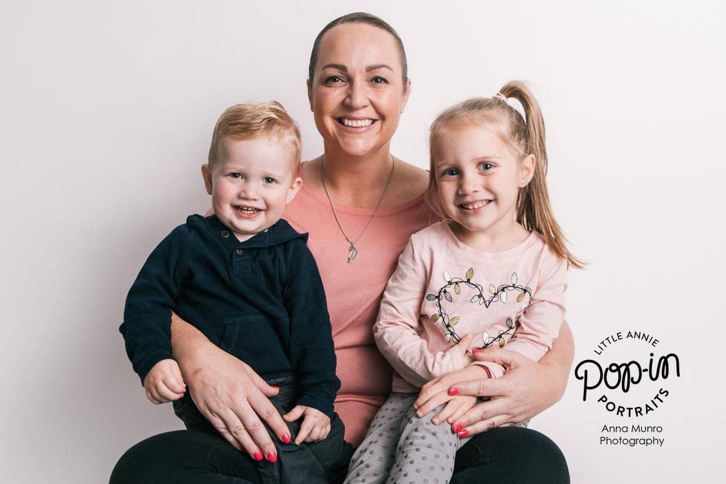 Tania with two of her children. Photo: Supplied