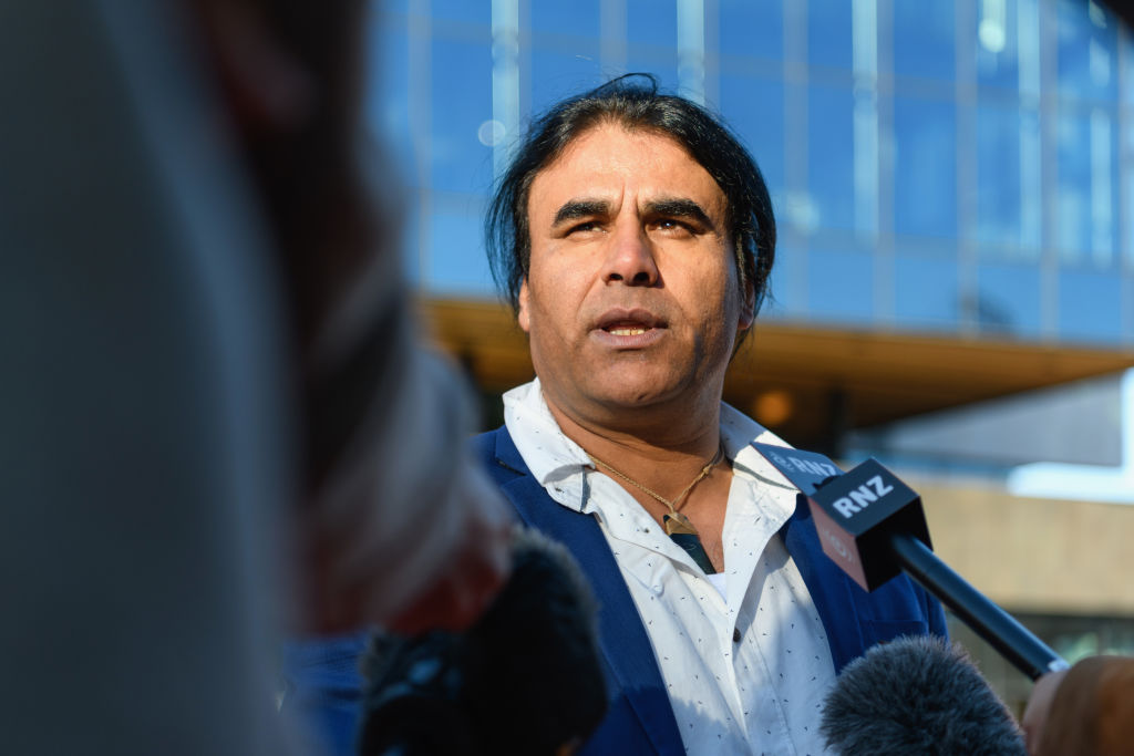 Abdul Aziz Wahabzada outside the High Court in Christchurch today. Photo: Getty Images