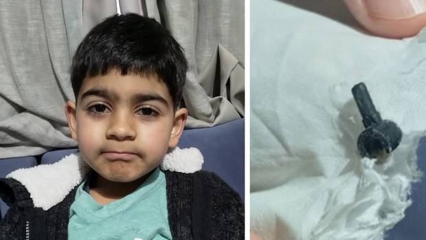 Sameer hadn't seen the missing Lego piece since 2018. Photo: Supplied