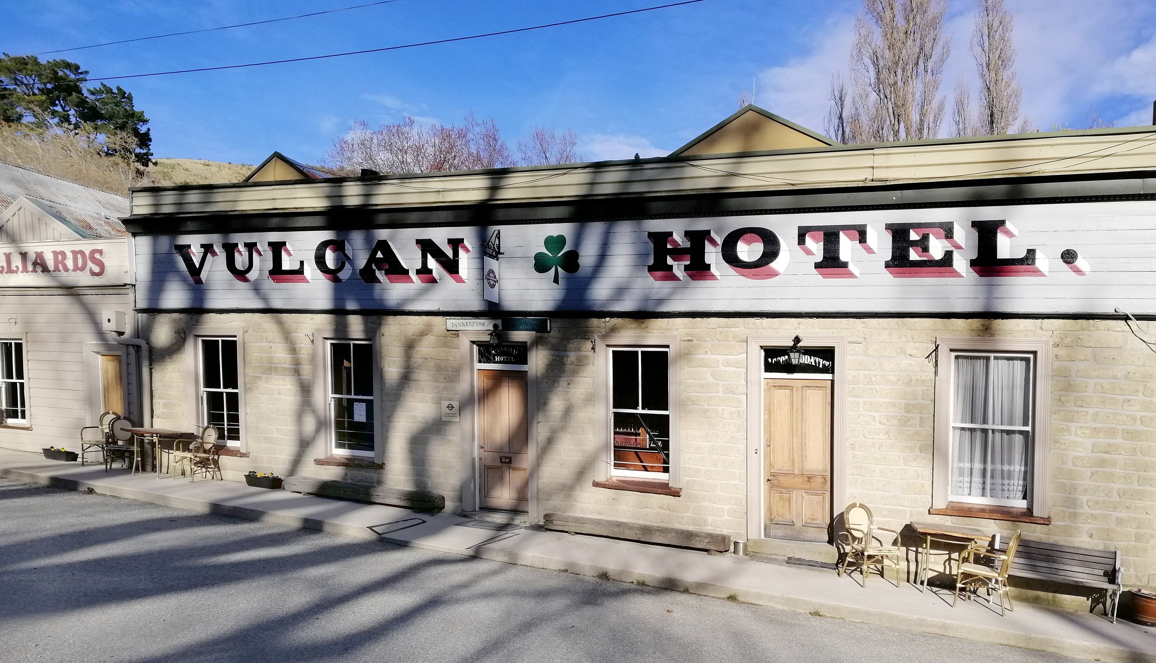 The landmark Vulcan Hotel and focal point of St Bathans is closed for the first time in 140 years...