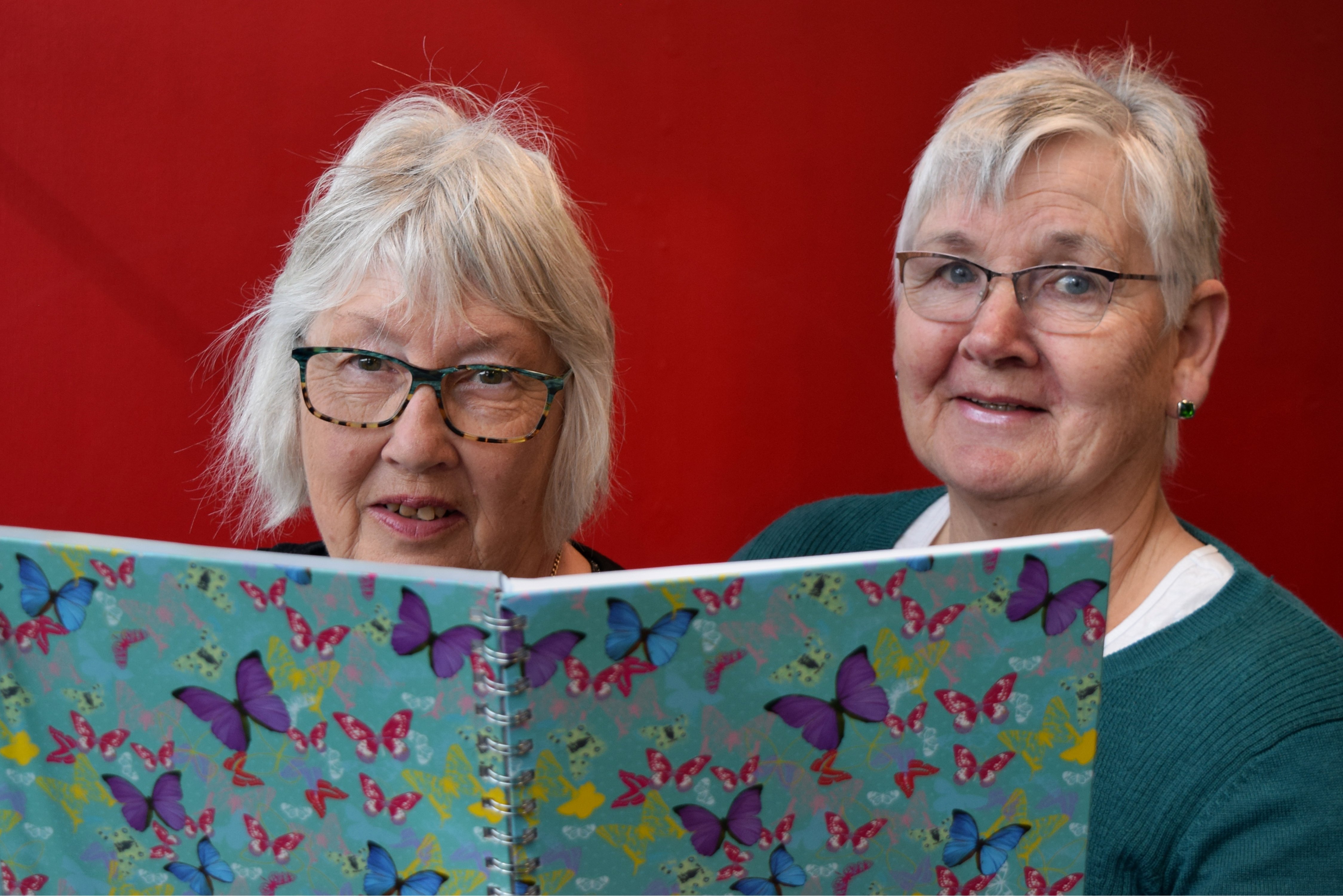 Mosgiel Market co-ordinators Janelle Roguski (left) and Maryanne Ashford have a list of vendors...