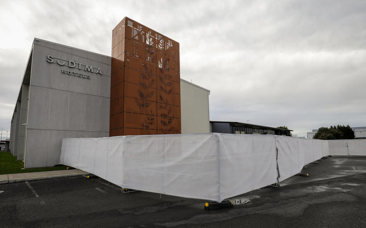 The fishing crew are in isolation at the Sudima Hotel in Christchurch. Photo: RNZ 