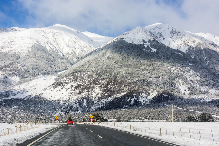 As much as 4cm of snow is likely to settle on the upper roads of Arthur's Pass. Photo: File /...