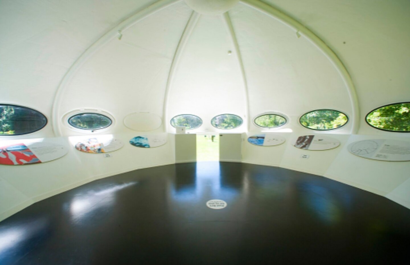 The inside of the Futuro home. Photo: Supplied