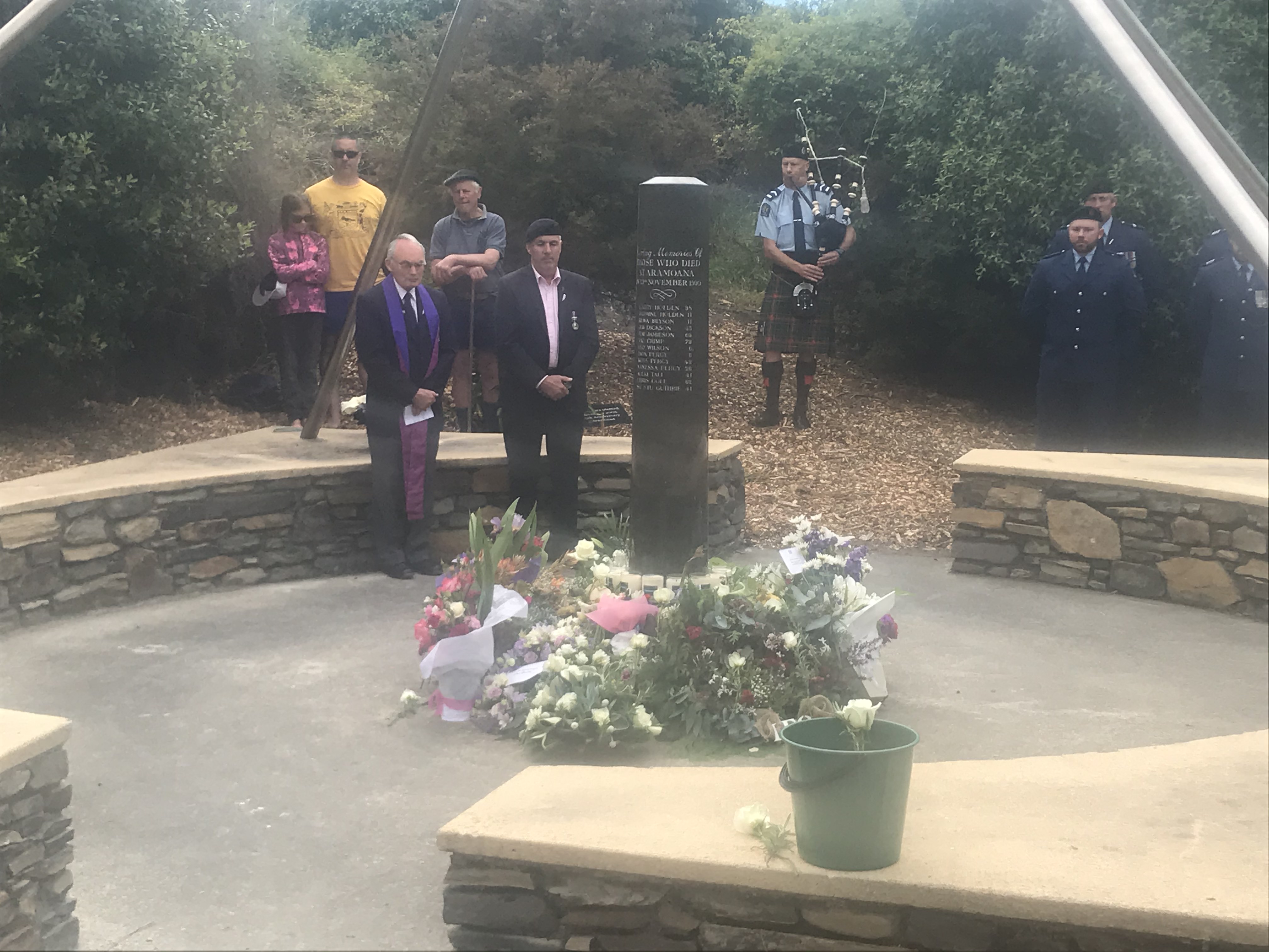 A service in Aramoana today is one of several events to honour the 30th anniversary of the deadly...